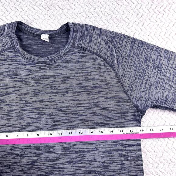 LULULEMON Heather Gray Long Sleeve Pullover In Mind Shirt Mens Medium - Picture 9 of 16